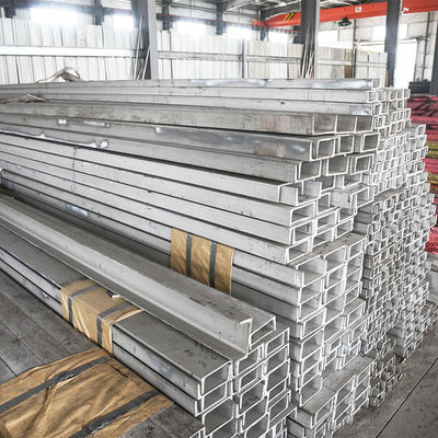 304 สแตนเลส U ขนาดช่องรีดร้อนโดยตรง 6 มม