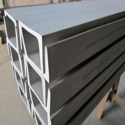 SS304 เหล็กกล้าไร้สนิม U Channel ASTM AISI 304l 316 316l เหล็ก C Channel