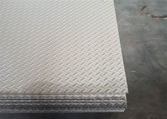 SS310S 4X8 แผ่นโลหะสแตนเลสแบบนูนสำหรับอุตสาหกรรมปิโตรเลียม