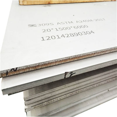 รีดร้อน NO1 พื้นผิว 6mm ความหนา SS 304 จานดอง